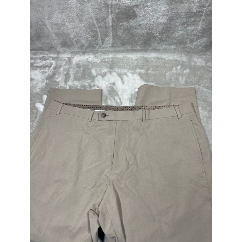 Lauren Ralph Lauren Dress Pants Men Size 40x30 Tan Trousers Black Label Preppy